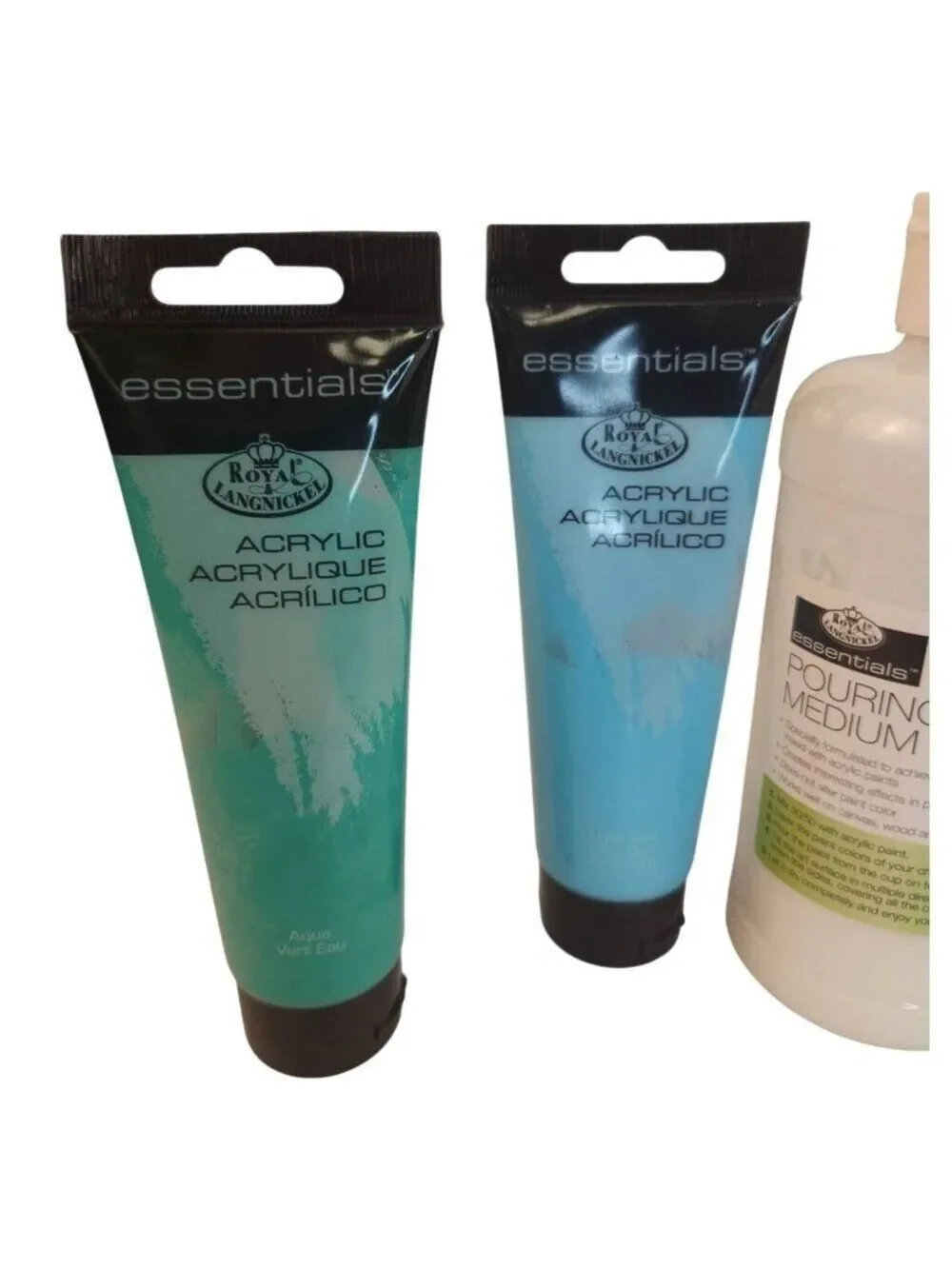 Royal & Langnickel Acrylic Paint Set With Pouring Medium